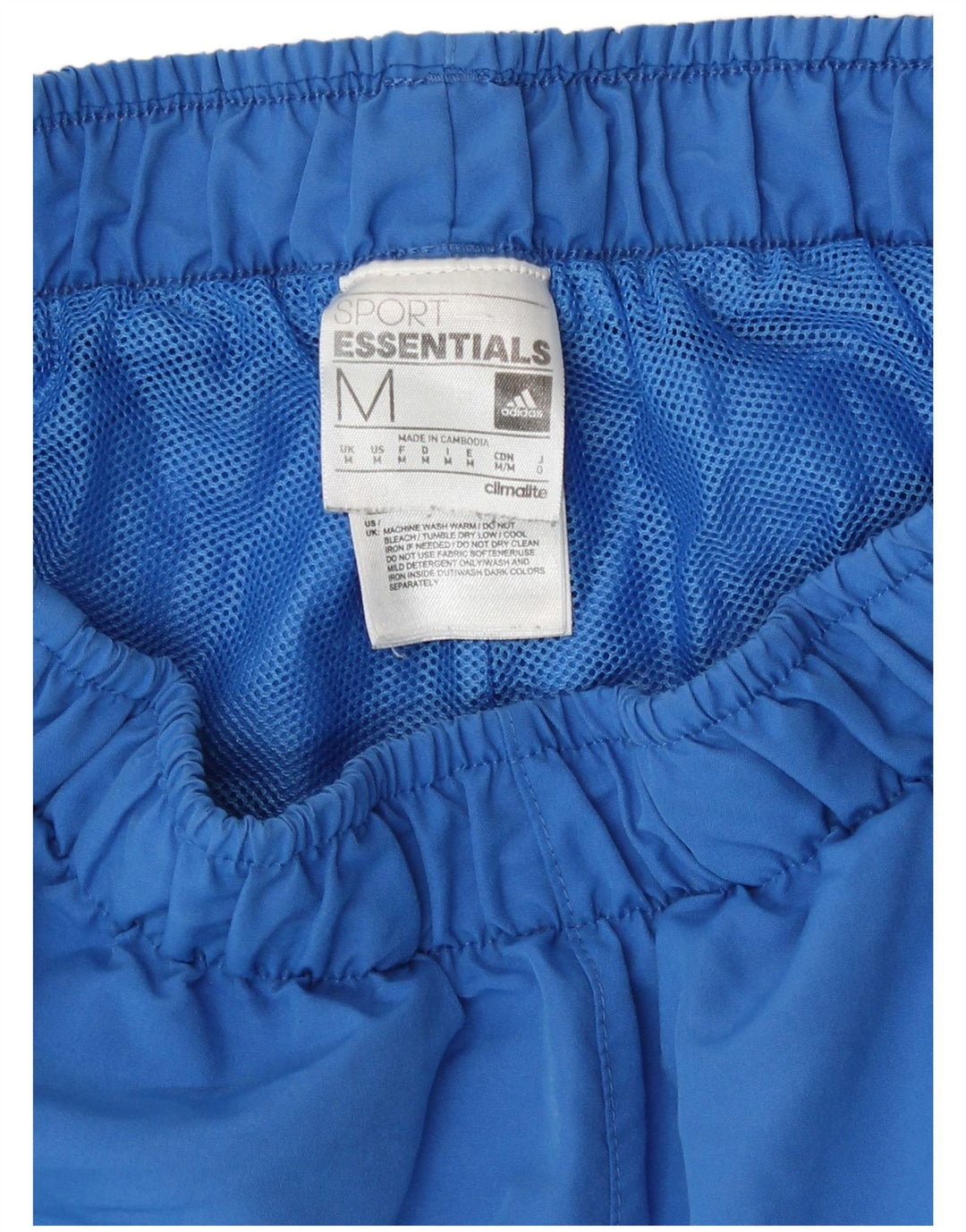 Pantalón Corto Deportivo Adidas Hombre Azul Medio Poliéster