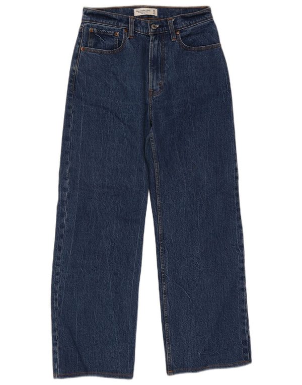 Abercrombie & Fitch Jeans sueltos de talle alto para mujer US 2 XS W26 L27 Azul 90s