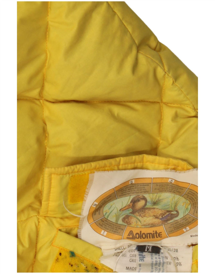 DOLOMITE Chaqueta acolchada reversible con capucha para hombre UK 38 Medium Yellow