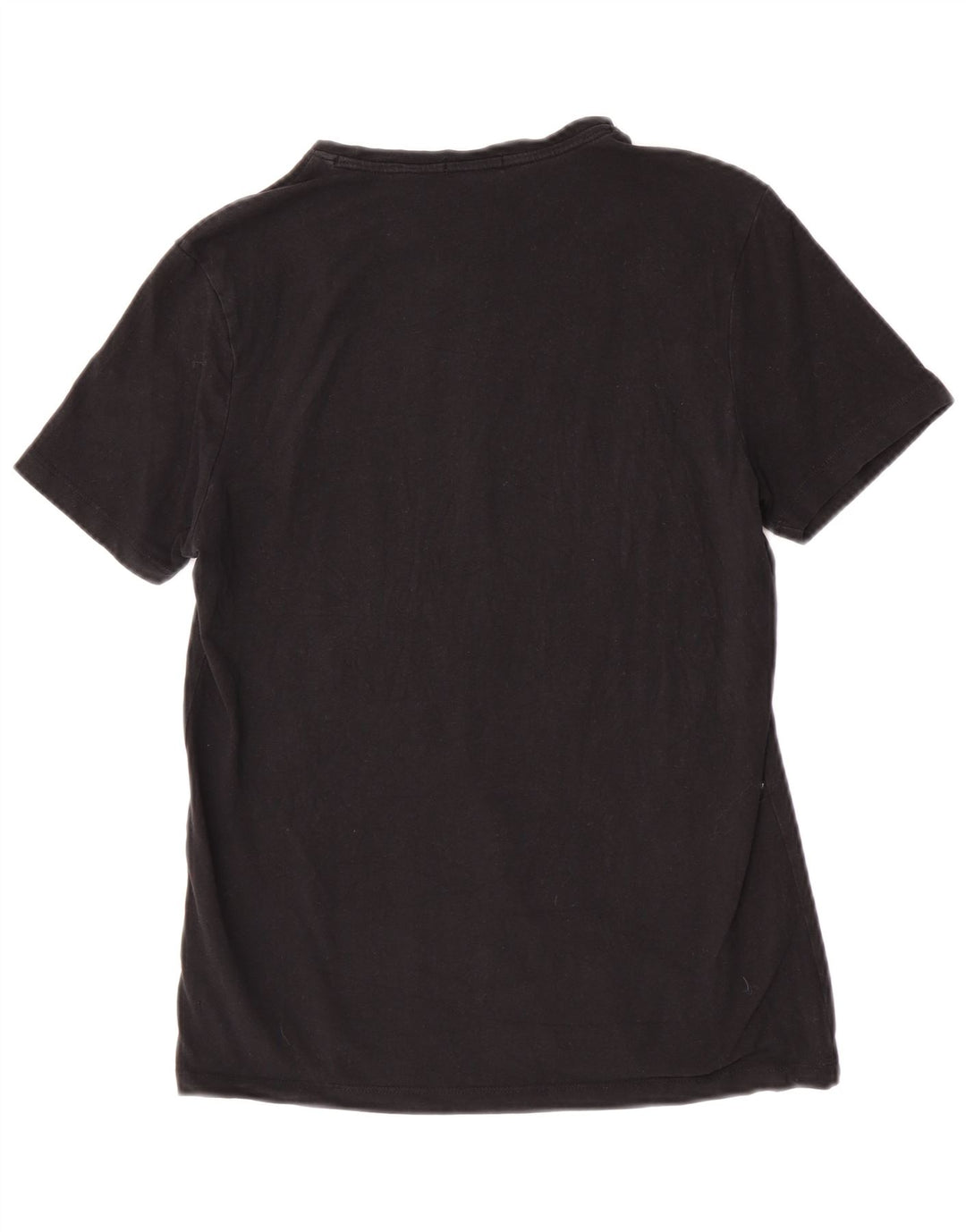 Liu Jo - Camiseta gráfica para hombre, talla pequeña, algodón negro