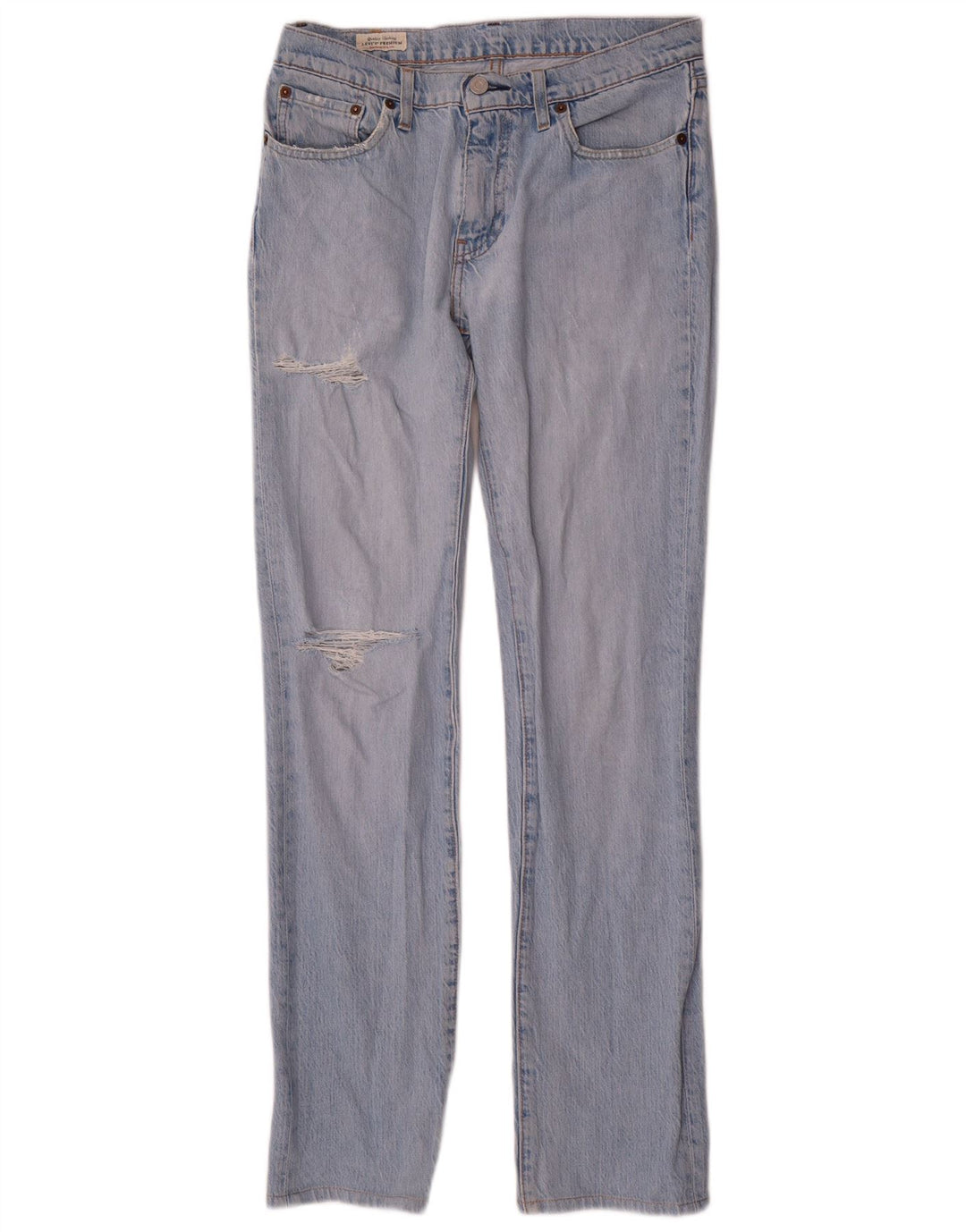 Levi's Hombre 511 Vaqueros Slim Desgastados W30 L34 Algodón Azul