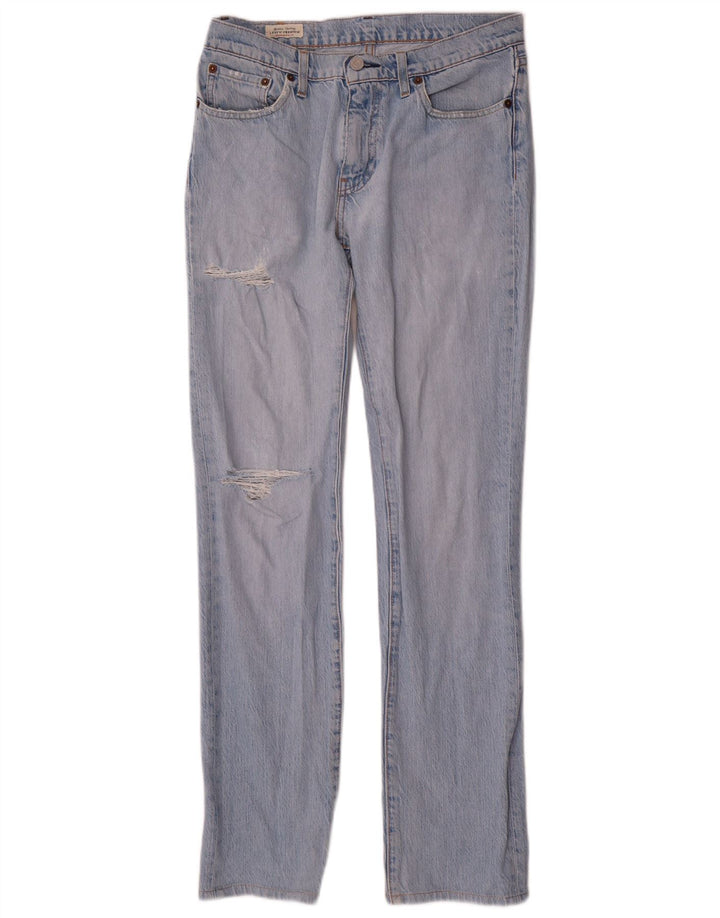 Levi's Hombre 511 Vaqueros Slim Desgastados W30 L34 Algodón Azul