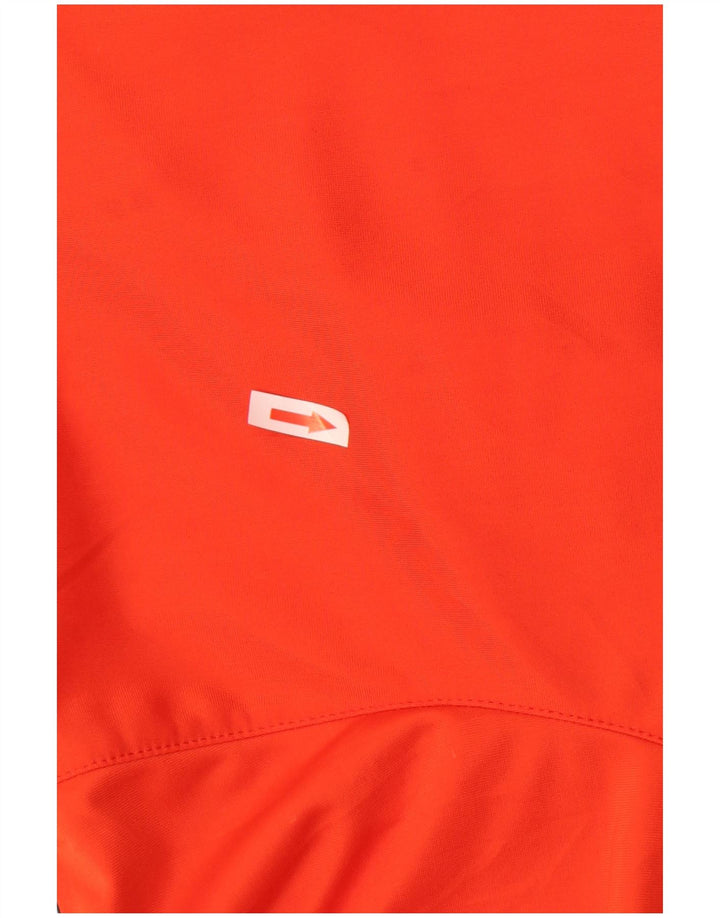 Asics Boys Graphic Chándal Top Chaqueta 15-16 Años Naranja Poliéster