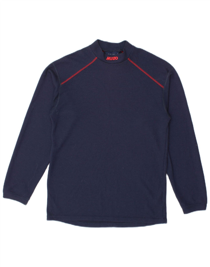 Musto Boys Top Manga Larga 12-13 Años Grande Azul Marino