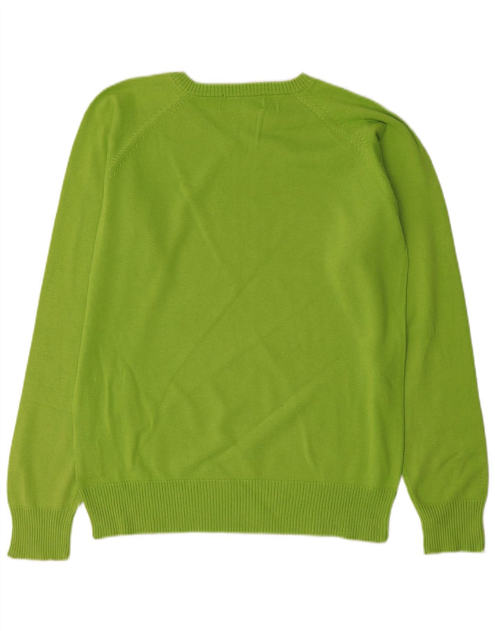 Kappa Hombre Jersey Con Cuello En V Jersey Grande Verde Algodón