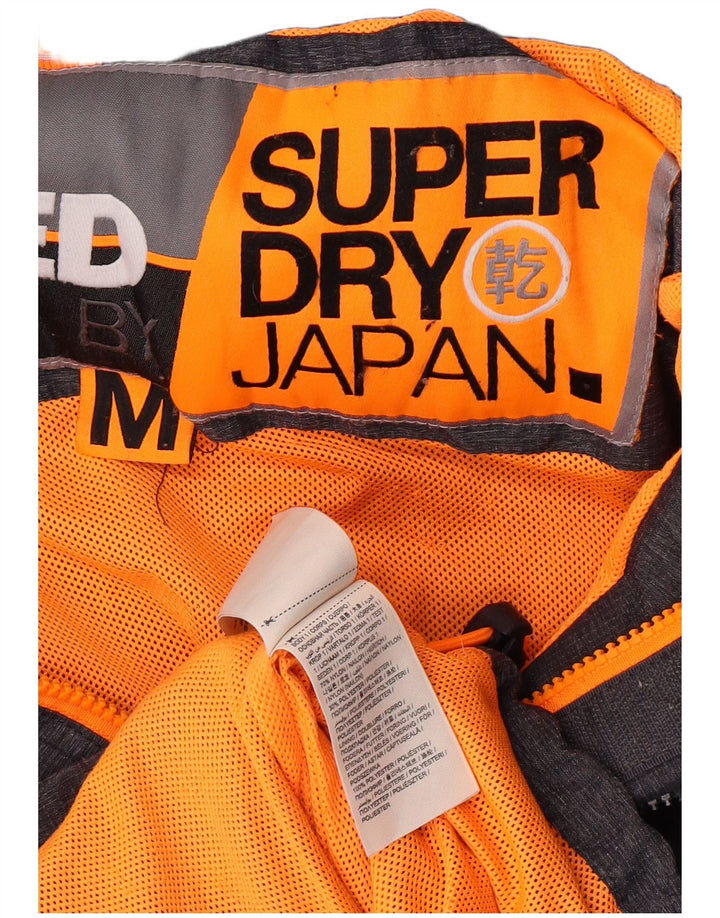 SUPERDRY Chaqueta cortavientos para mujer UK 44 Medium Blue Nylon