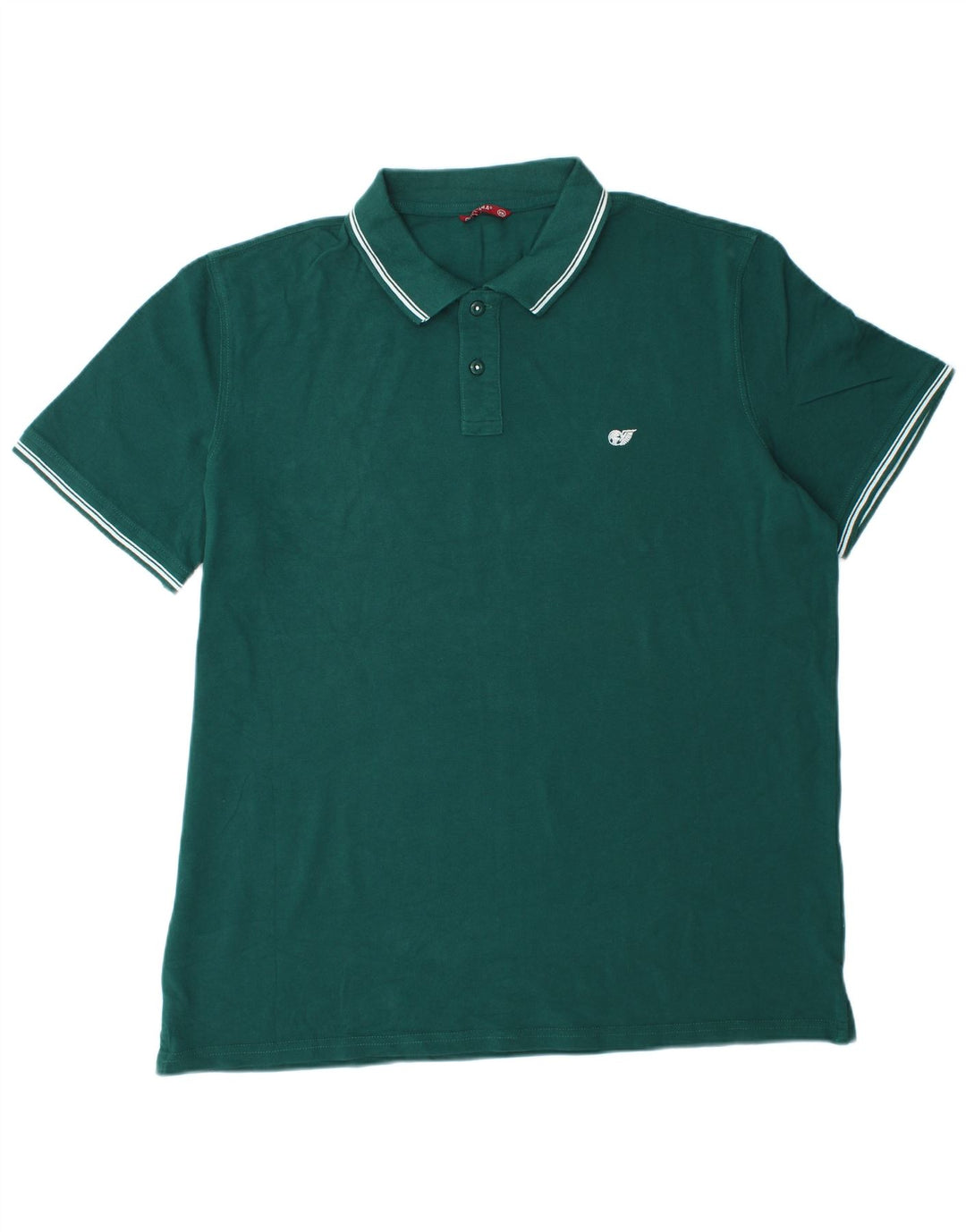Polo Carrera Hombre 2XL Algodón Verde