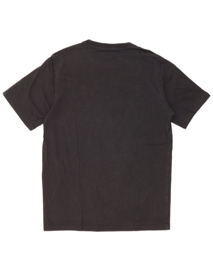 Converse - Camiseta gráfica para hombre, talla pequeña, algodón negro