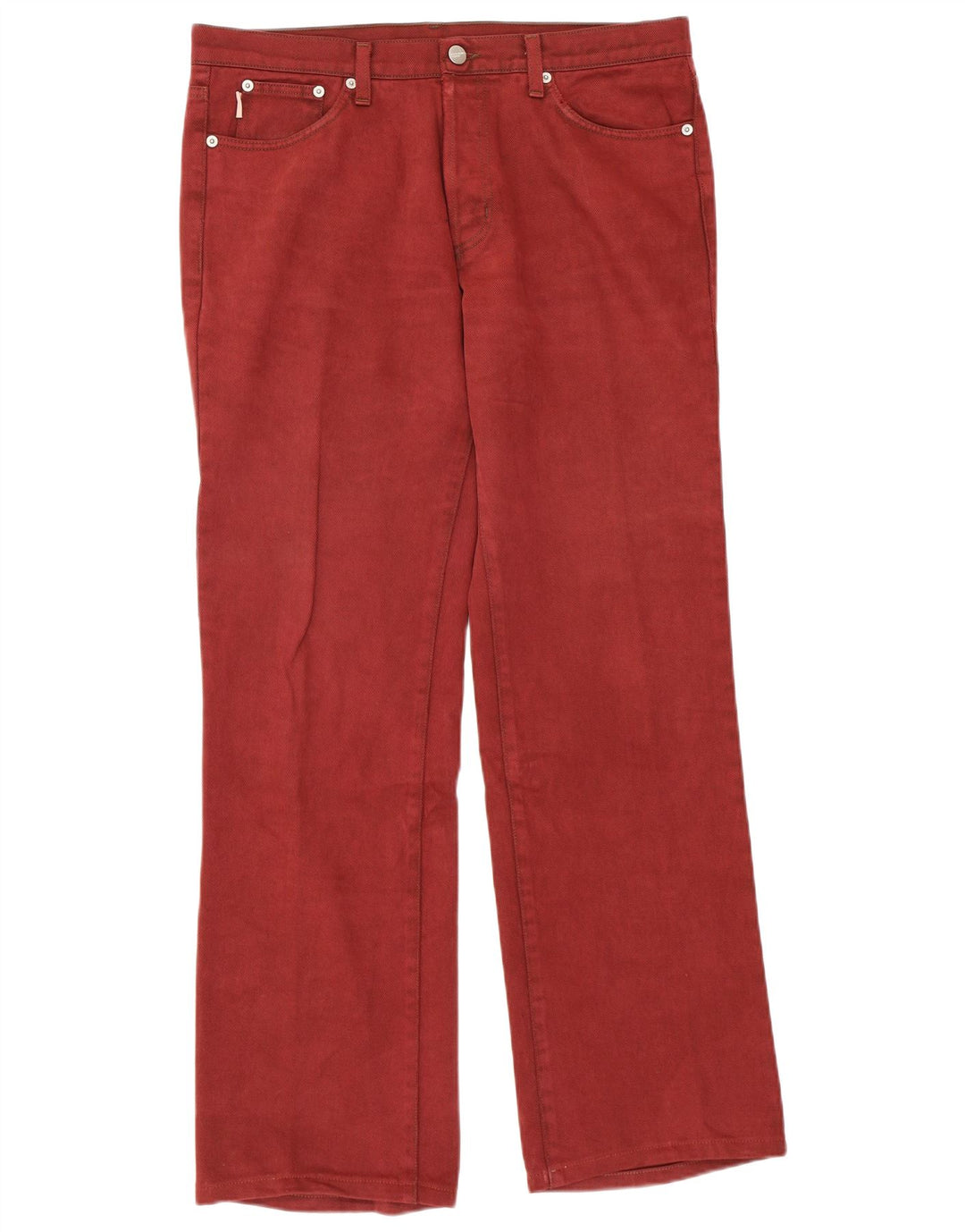 Vaqueros rectos para hombre Iceberg W34 L31 Borgoña