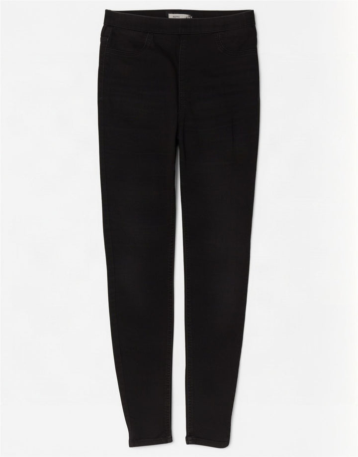 Marks & Spencer Jeans Jegging para Mujer UK 12 Medium W30 L29 Algodón Negro