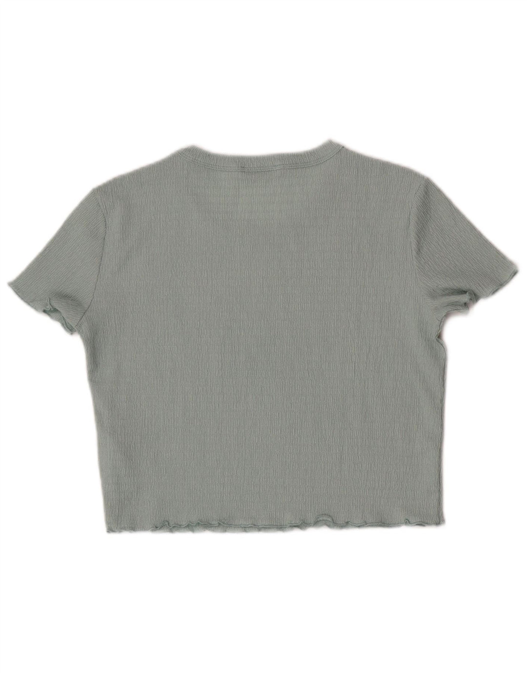 Guess Camiseta corta para mujer Top UK 12 Poliéster azul medio