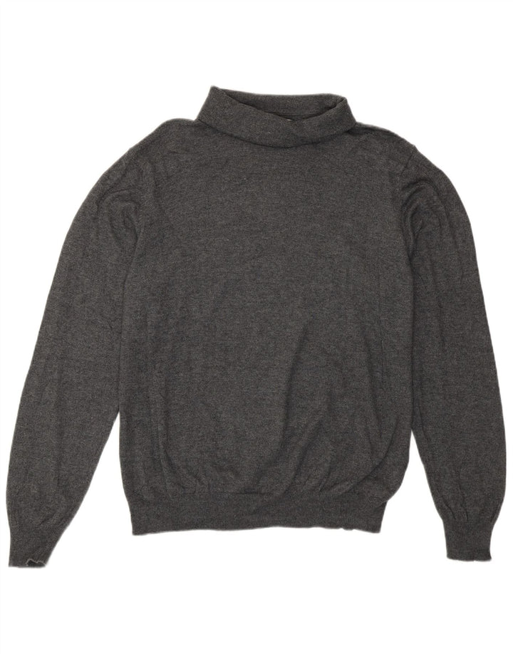Marks & Spencer Suéter tipo jersey con cuello vuelto para mujer Reino Unido 44 Gris grande