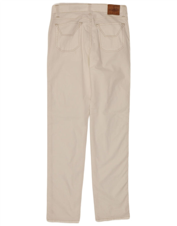 JECKERSON Vaqueros ajustados para mujer W31 L34 Algodón blanco