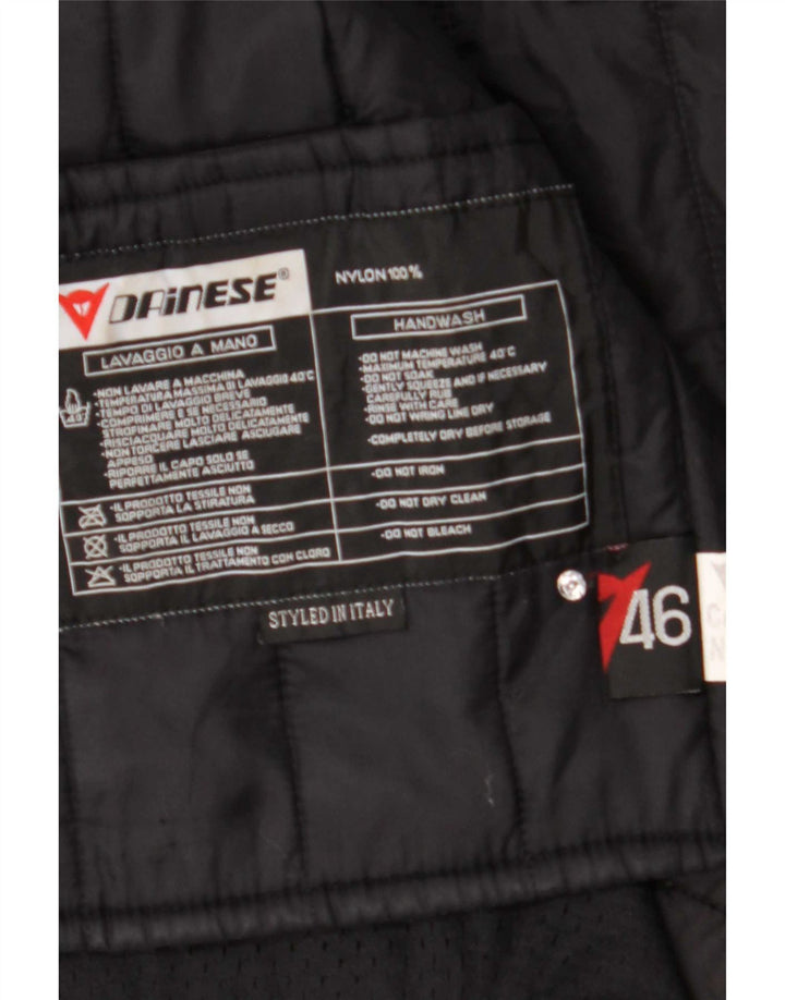 Chaqueta Dainese Graphic Racer para hombre IT 46 Small Black Nylon