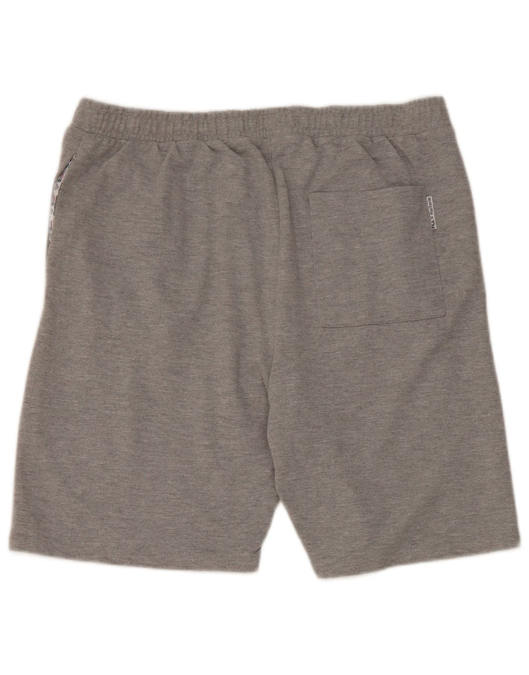 Fila Mens Graphic Sport Shorts Grande Gris Algodón