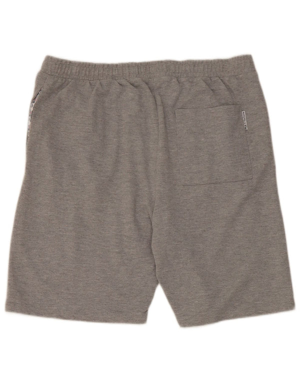 Fila Mens Graphic Sport Shorts Grande Gris Algodón