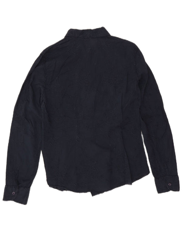 Camisa Marlboro Classics Mujer EU 44 XL Azul Marino Floral