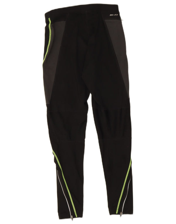 Nike Leggings Dri Fit para mujer UK 10 Small Negro Rayas Poliéster Deportes