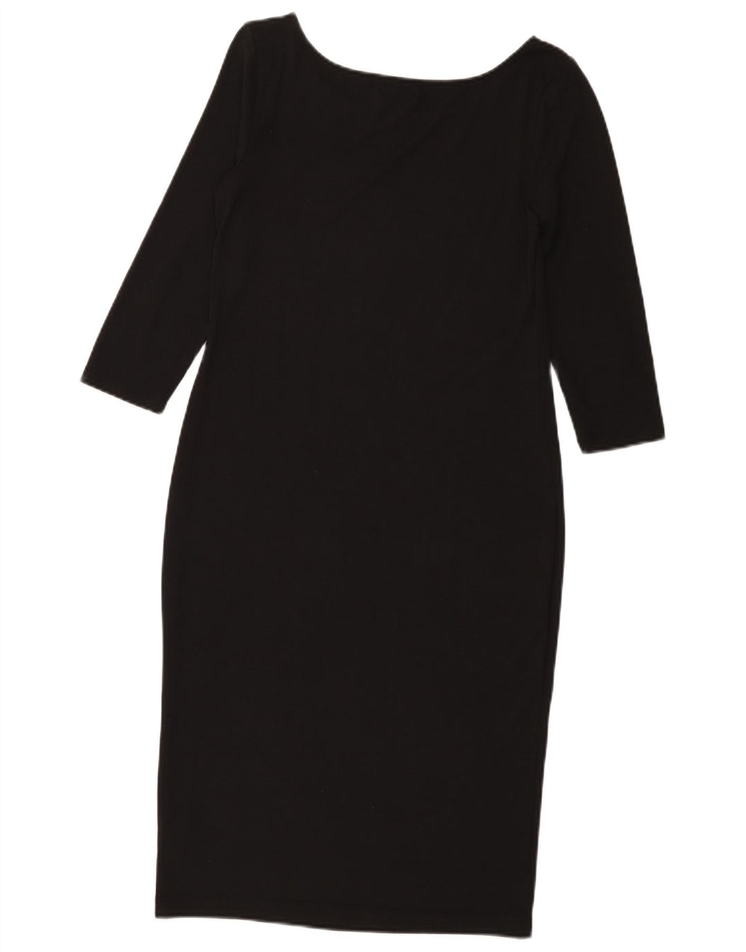 Gap Vestido tubo de manga 3/4 para mujer UK 10 Small Poliéster negro