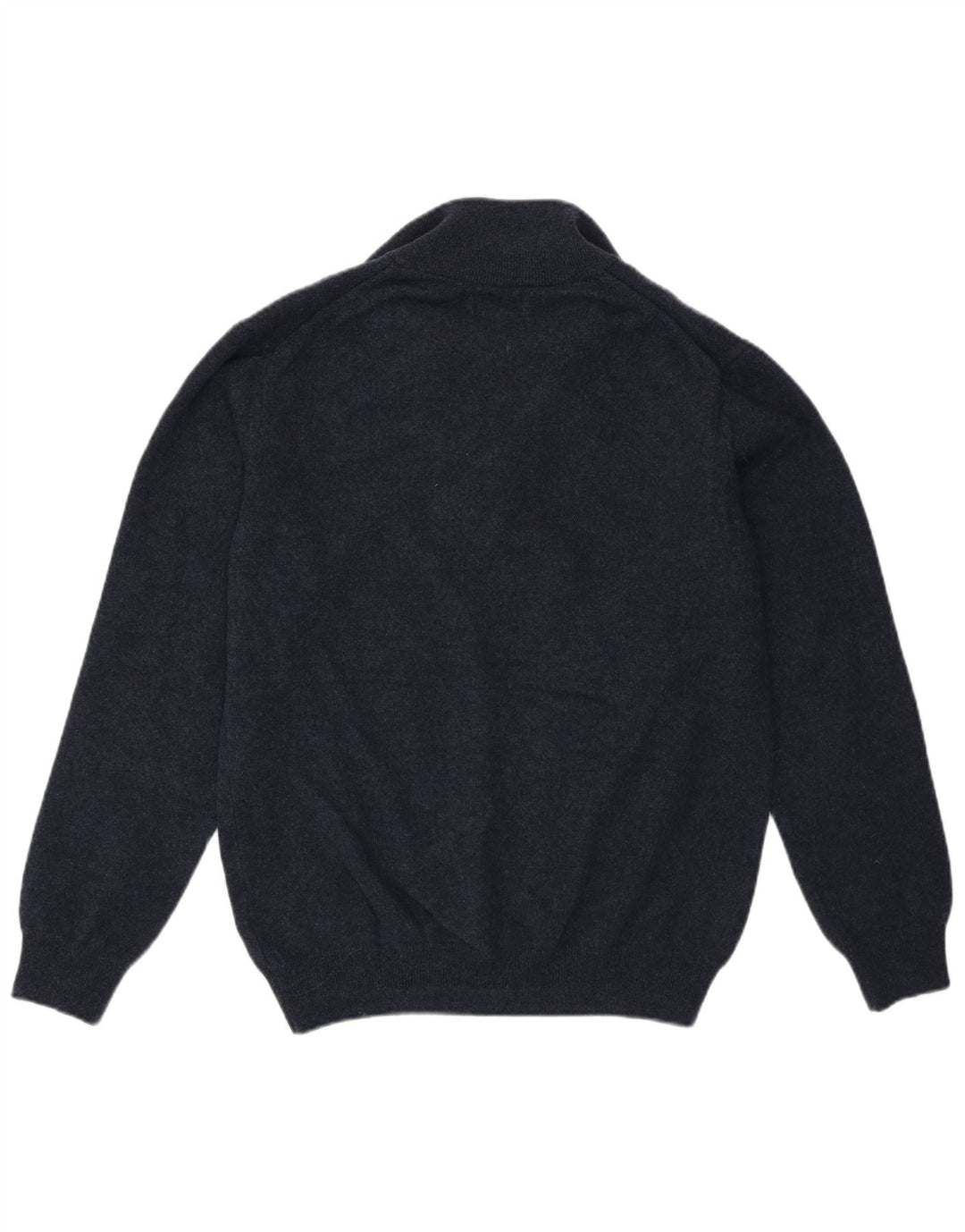 Gant Suéter tipo jersey con cremallera y cuello para niños 15-16 años Grande Lana de cordero azul marino