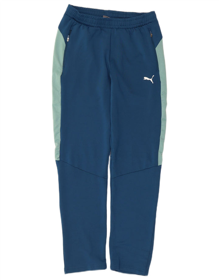 Puma Pantalones de chándal para niño 13-14 años Azul Colorblock Poliéster