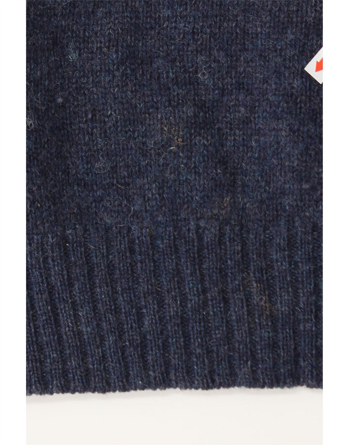 KAPPA Mens V-Neck Jumper Sweater Medium Navy Blue New Wool Vintage Kappa and Second-Hand Kappa from Messina Hembry 
