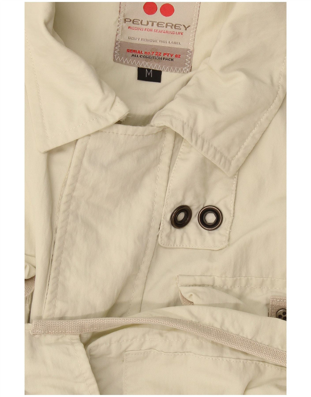 PEUTEREY Chaqueta utilitaria para hombre UK 38 Medium Beige