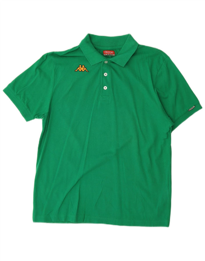 KAPPA Polo para hombre grande verde