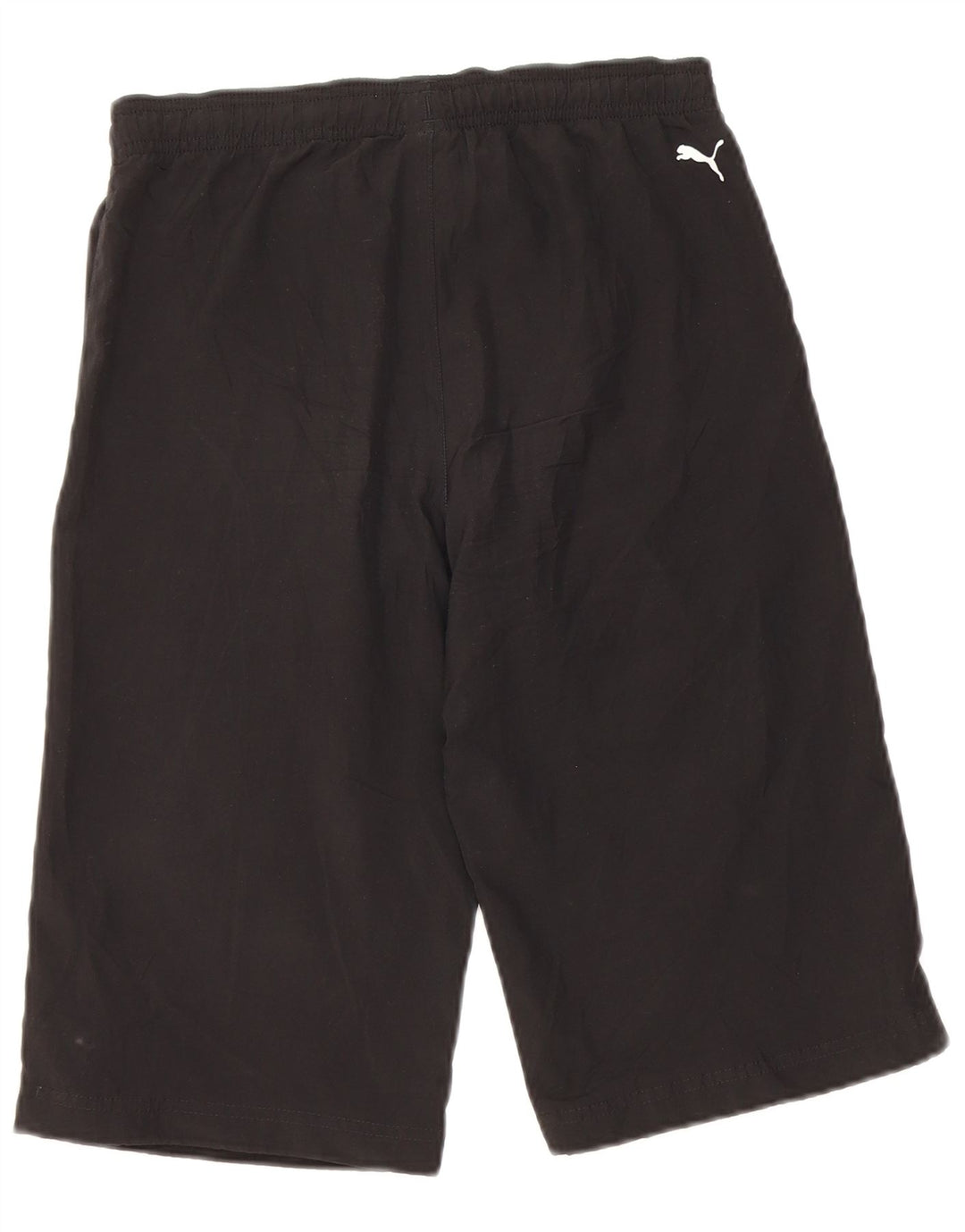 Puma Pantalones cortos deportivos gráficos para niños 11-12 años Negro Poliéster