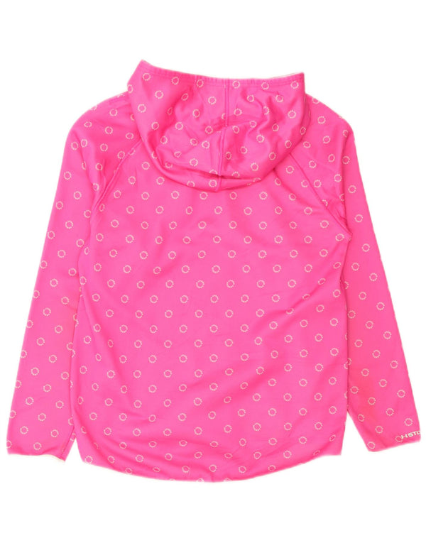 Under Armour Jersey con capucha gráfica para niñas 13-14 años Rosa manchado