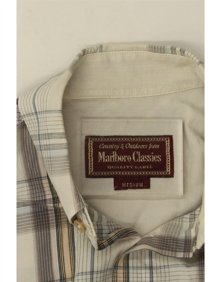 Camisa Marlboro Classics Hombre Medium White Check