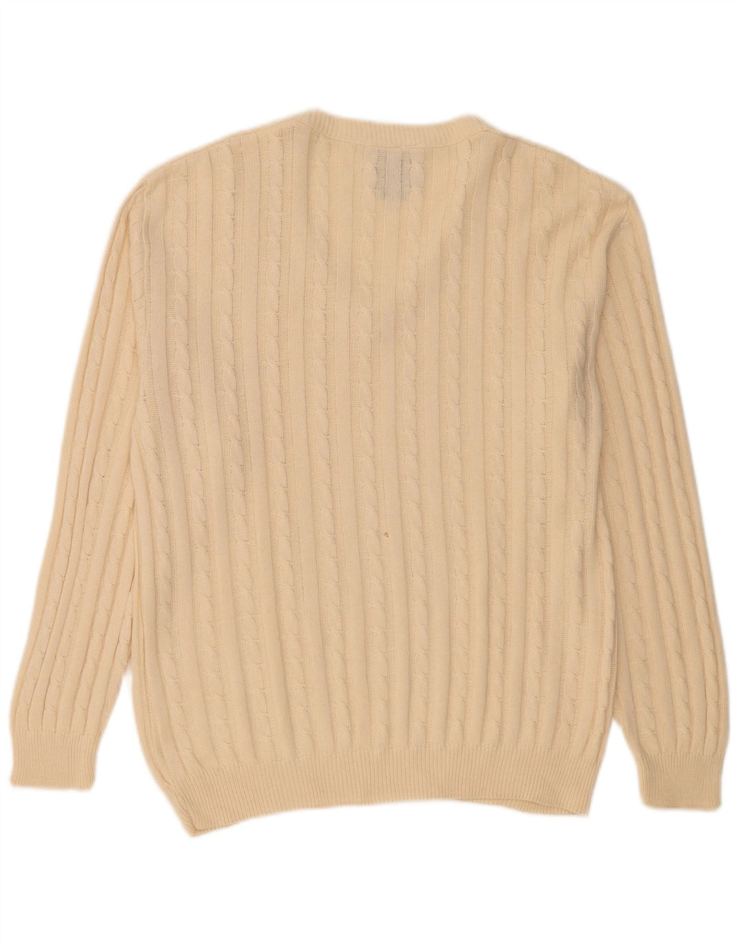 North Pole Jersey con cuello en V para hombre, color beige medio