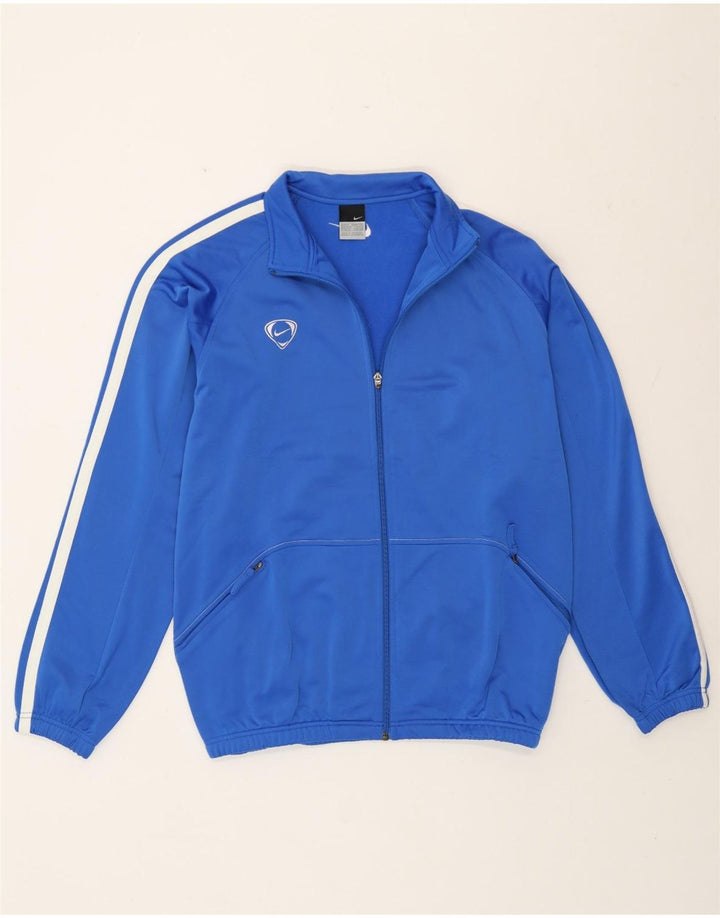 Nike - Chaqueta de chándal para hombre, talla 38/40, color azul medio, poliéster