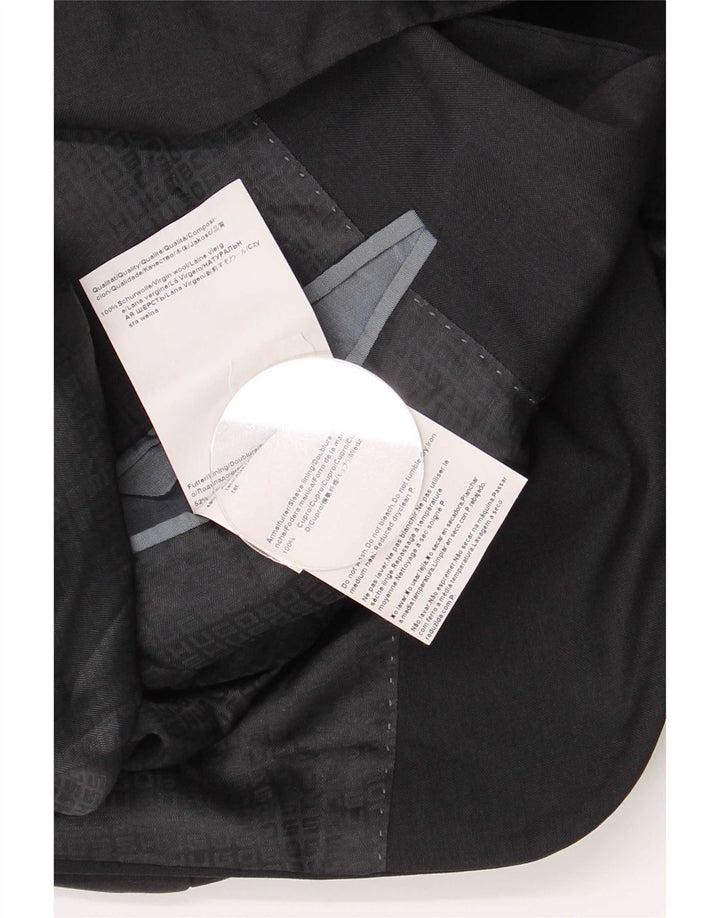 Hugo Boss Chaqueta tipo blazer de 2 botones para hombre EU 48 Mediana Lana virgen azul marino