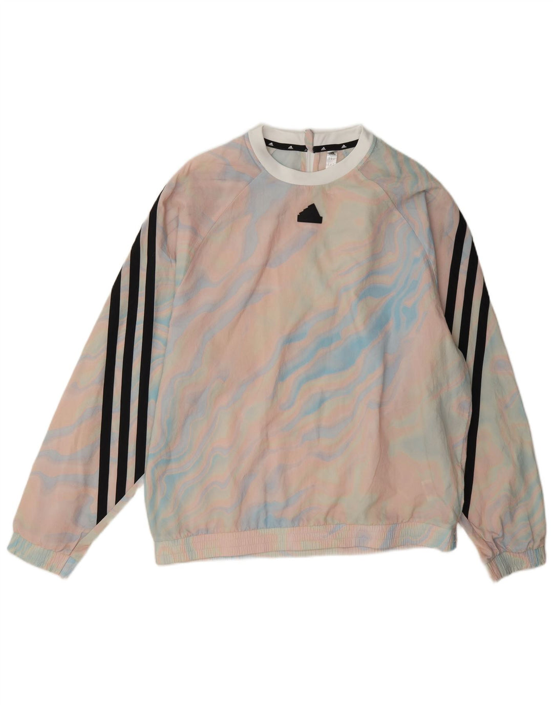 Adidas Hombre Jersey Chándal Top Chaqueta Mediana Multicolor Tie Dye