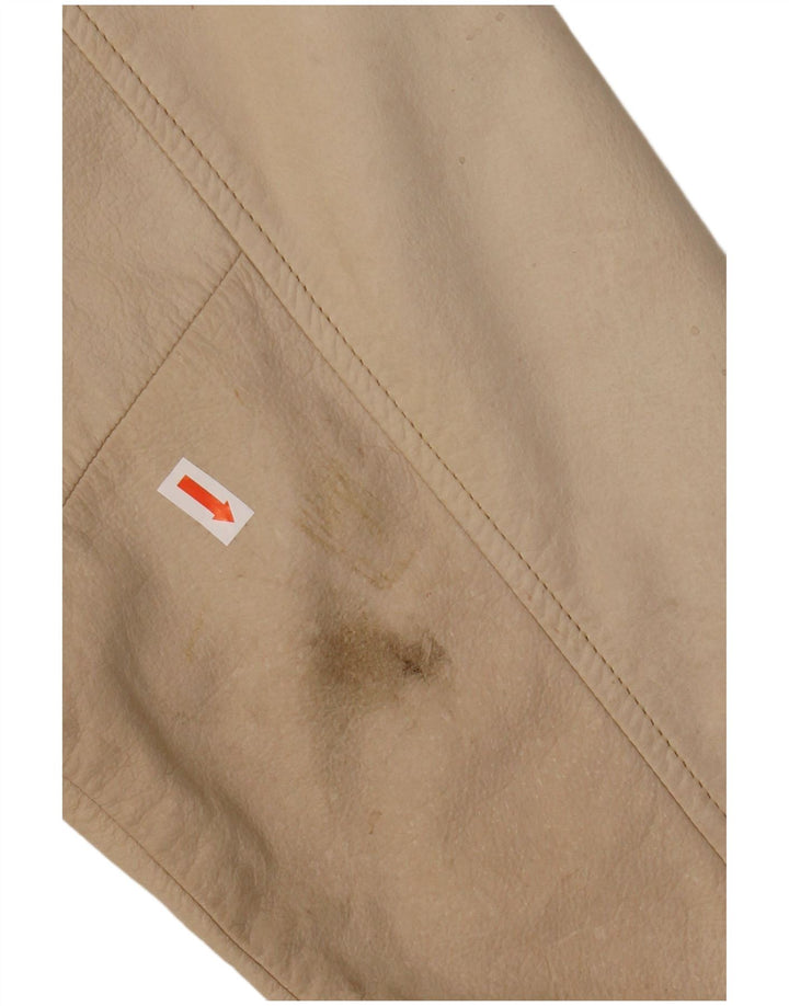 WESTBURY Chaqueta de cuero para hombre UK 38 Cuero beige medio