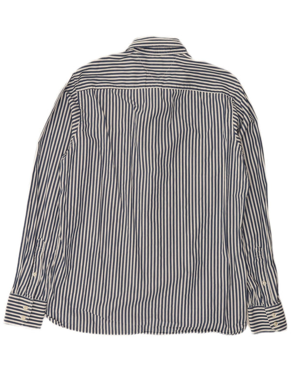 Camisa Tommy Hilfiger Hombre Algodón Rayas Azul Medio