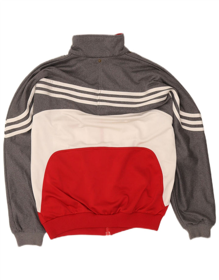 Adidas Chaqueta de chándal para niño 13-14 años Gris Colorblock Poliéster