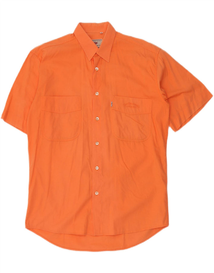 LEVI'S Camisa de Manga Corta para Hombre Small Naranja