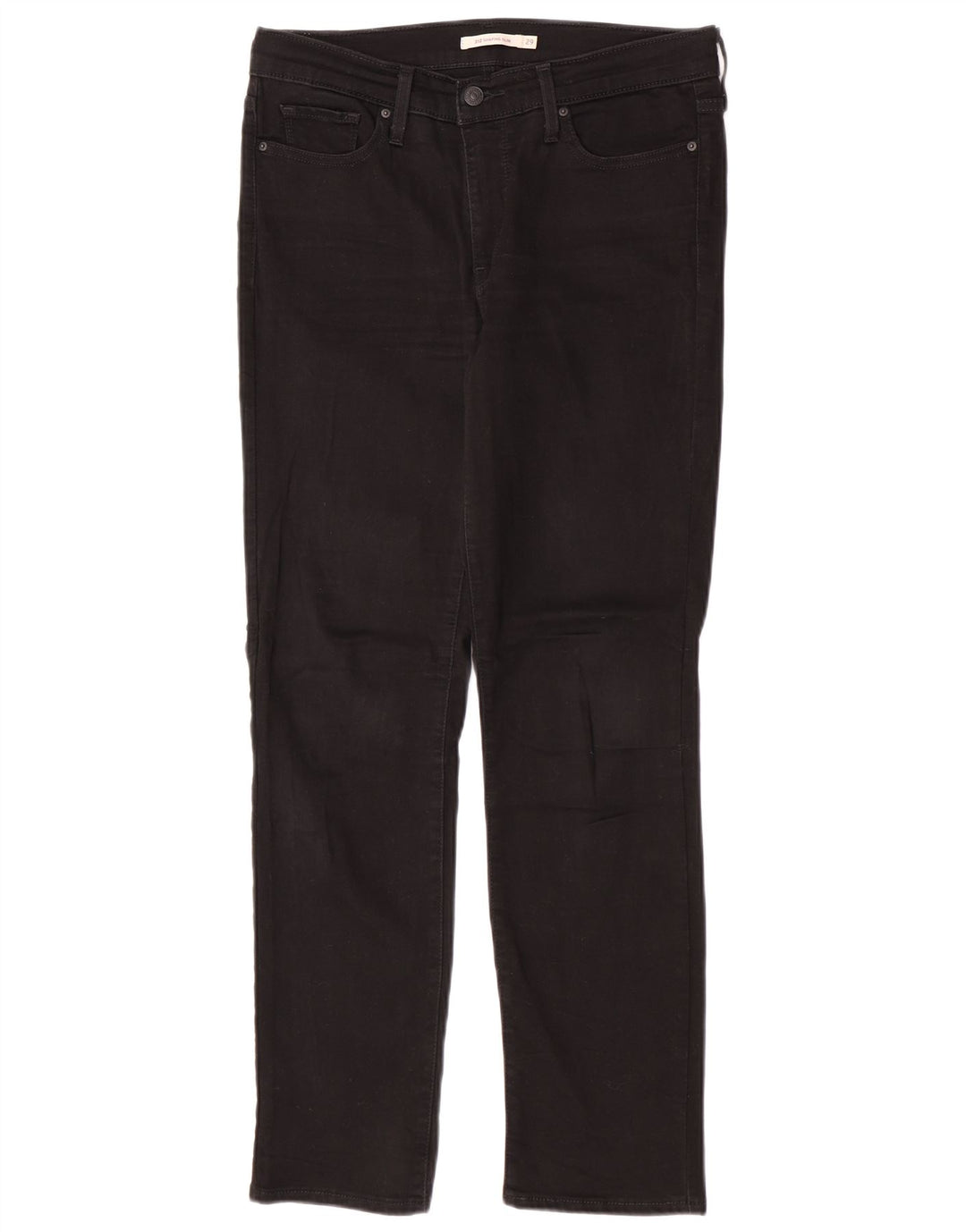 Levi's Mujer 312 Shaping Slim Jeans W29 L30 Algodón Negro