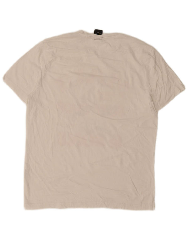 Maui and Sons Camiseta gráfica para hombre Top Algodón blanco mediano