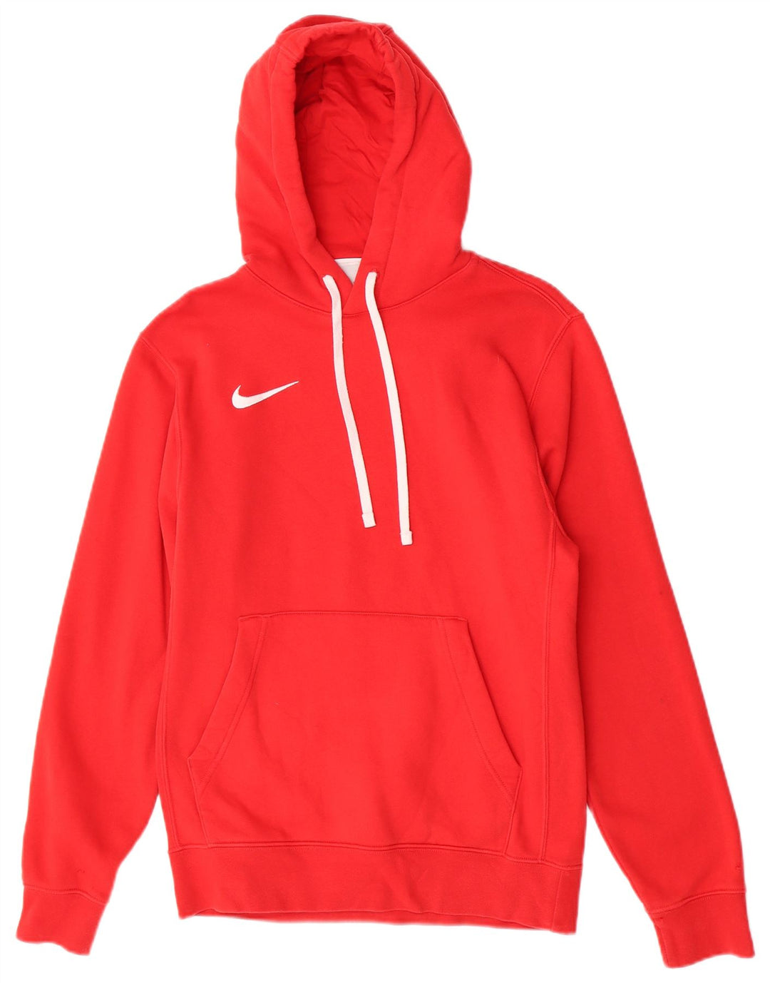 Nike - Sudadera con capucha para hombre, talla pequeña, color rojo, algodón