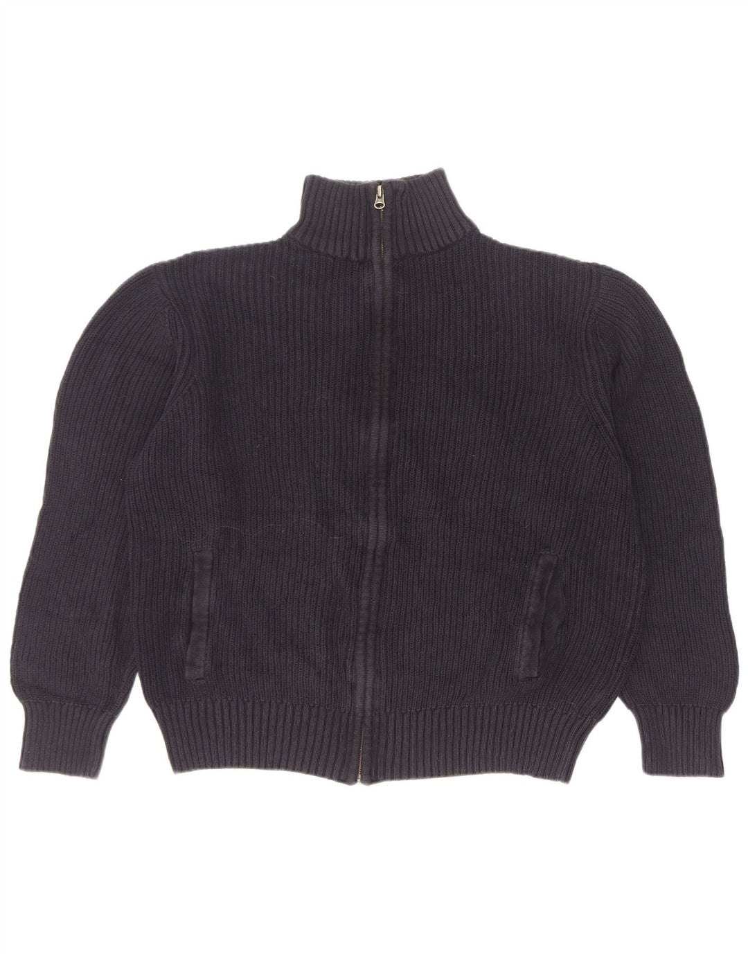 Marks & Spencer Suéter tipo cárdigan para hombre Algodón azul marino mediano