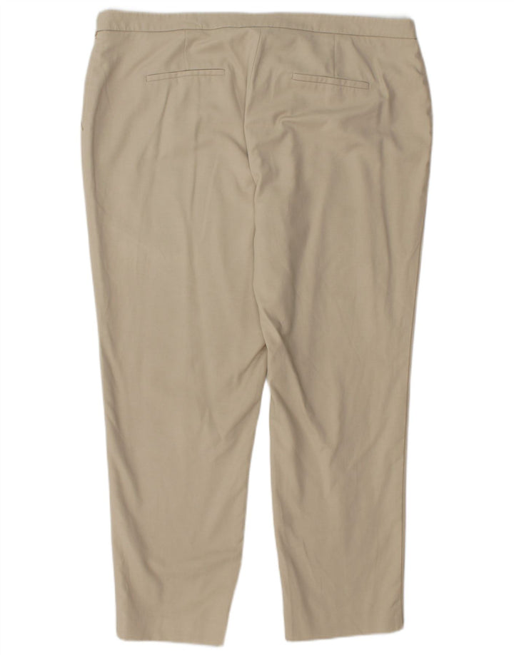 CALVIN KLEIN Pantalones cortos rectos para mujer US 16 2XL W38 L27 Beige