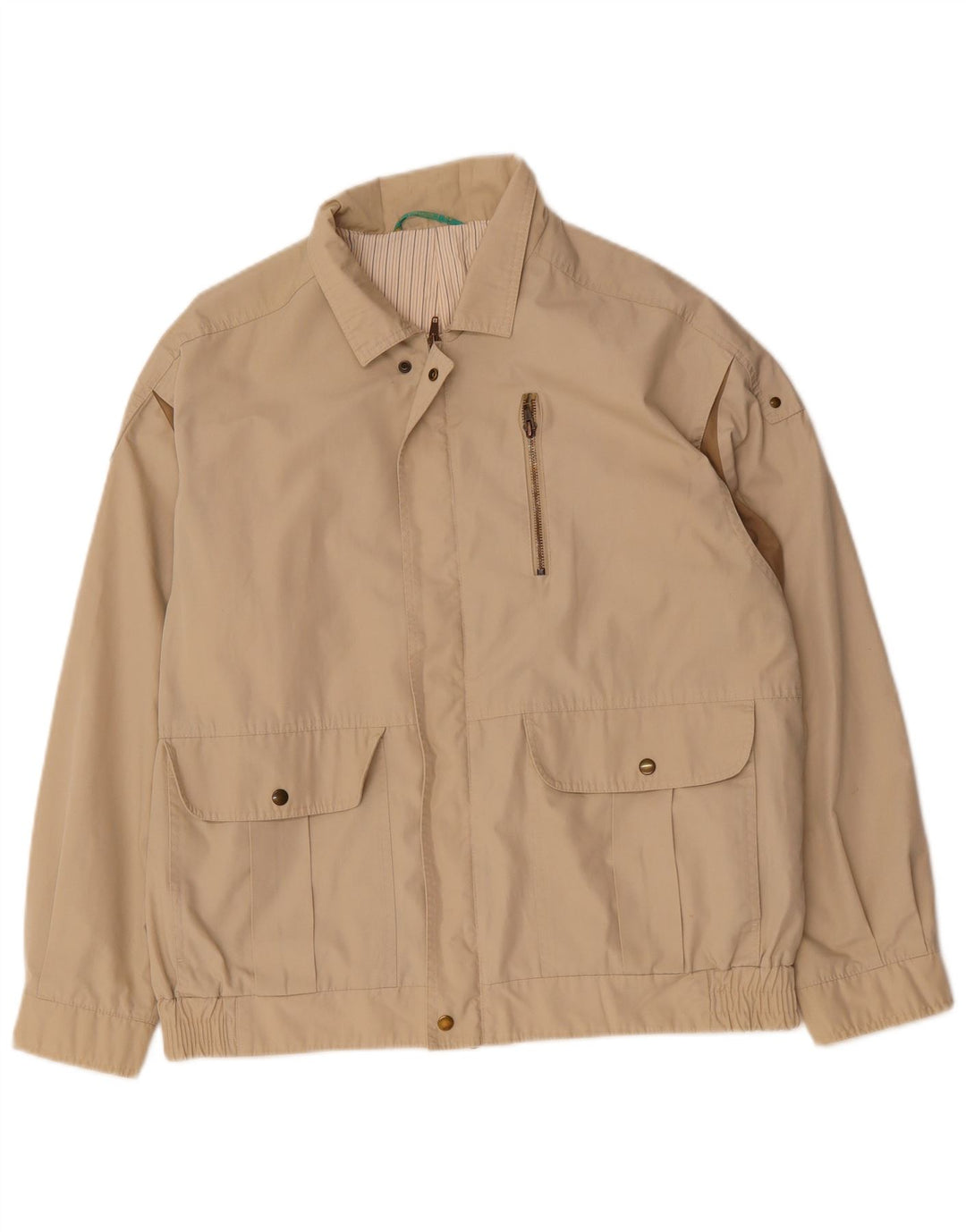 CANDA Chaqueta utilitaria para hombre ES 42 XL Poliéster beige