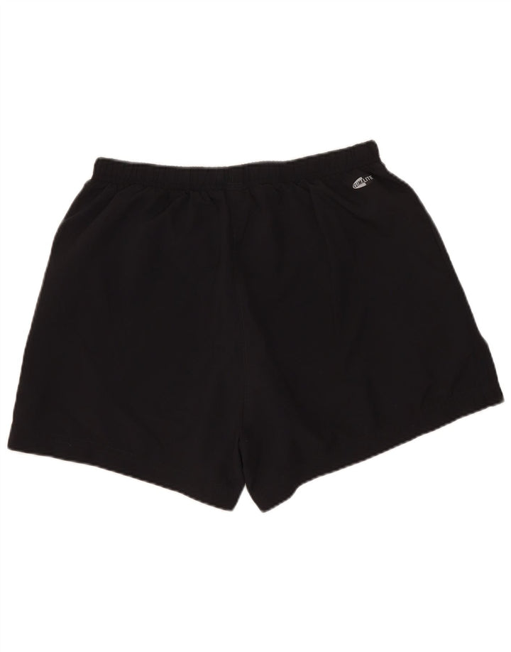 Adidas Pantalones cortos deportivos para mujer UK 12 Mediano Negro Poliéster