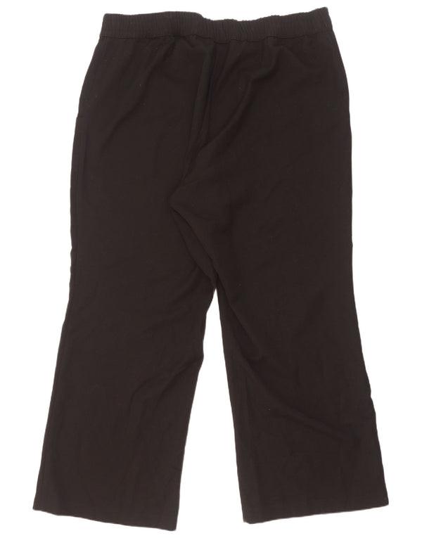Marks & Spencer Pantalones Casuales Autograph para Mujer UK 18 XL W40 L31 Negro
