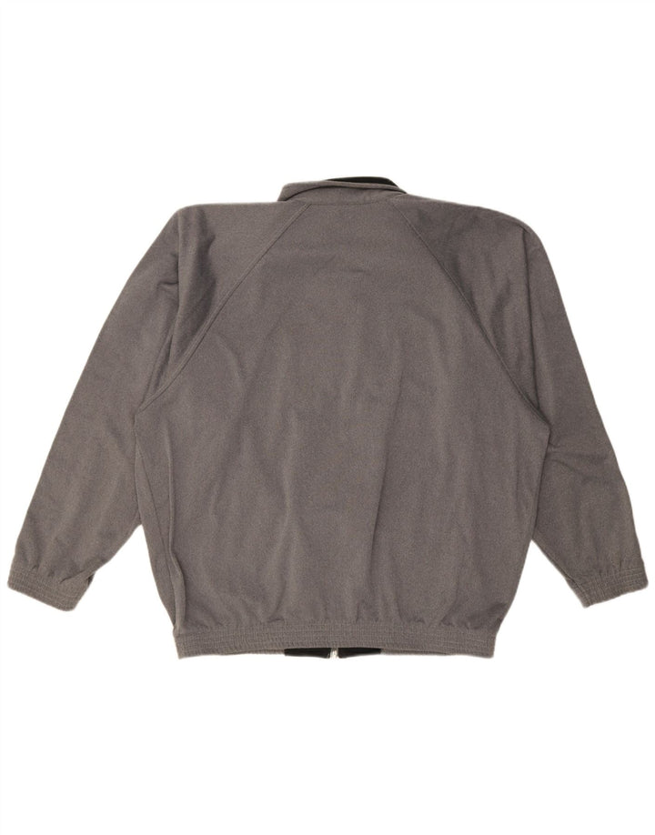Champion Chaqueta de chándal gráfica para hombre XL Poliéster con bloques de color gris