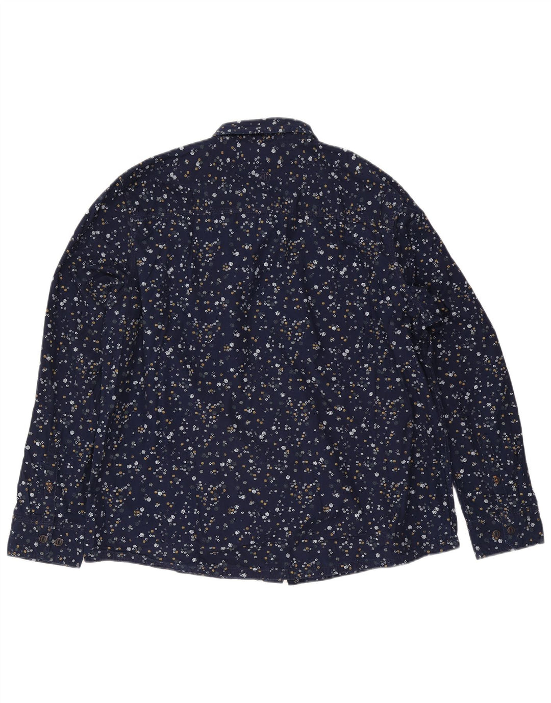 Camisa de hombre Fat Face 3XL Azul marino Floral Algodón