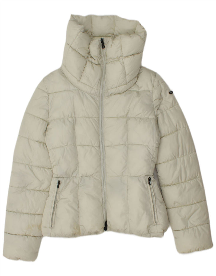 Chaqueta Acolchada Mujer Refrigiwear IT 42 Medium Off White Poliamida